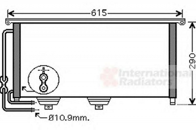 VAN WEZEL 29005007 -  Конденсатор, кондиционер